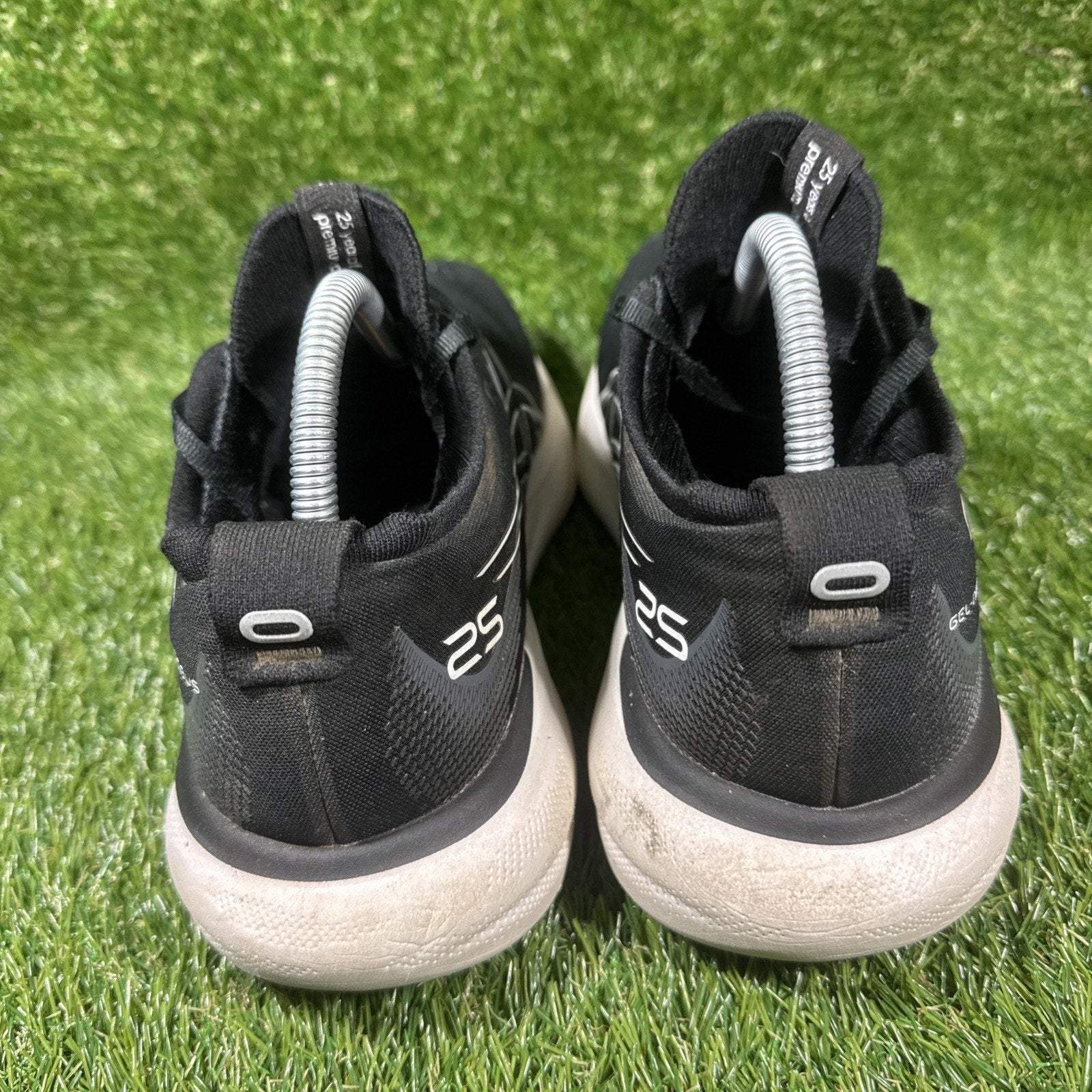 ASICS Gel-Nimbus 25 Womens Size 9.5 Wide Running Shoes Black