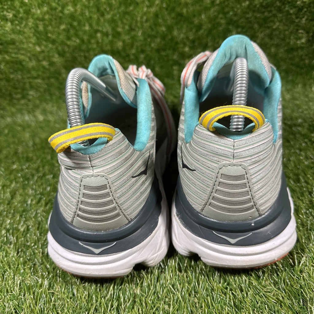 Hoka One One Bondi 6 Running Shoes Women's Size 10 Teal Green Athletic Sneakers