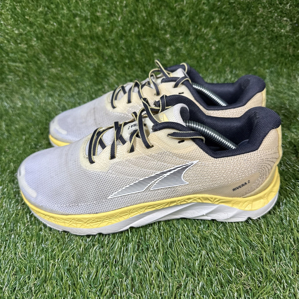 Altra Sneakers Women 7 Rivera 2 Running Shoes Yellow Trainers Road Foot Shape