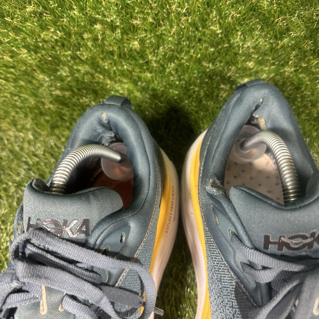 Hoka One One Bondi 8 Running Shoes Goblin Blue/ Mountain Spring Men's 10 D