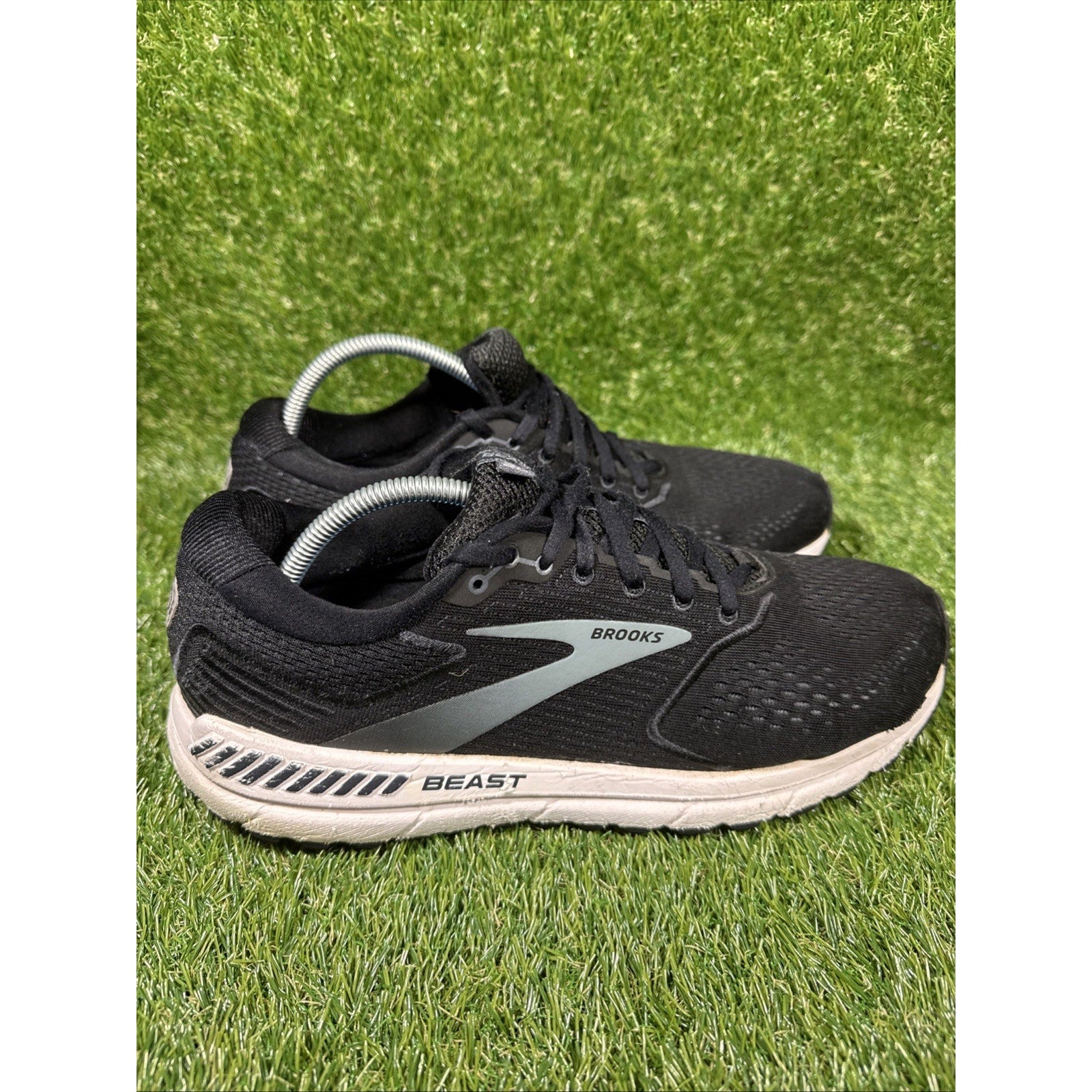 Brooks Beast 20 Shoes Mens 11.5 D Black Running Sneakers NICE - No Insoles