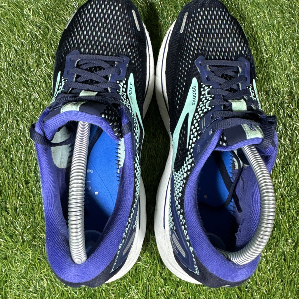 Brooks Womens Ghost 14 Blue 1203561D446 Running Shoes Sneakers 10.5 D Wide