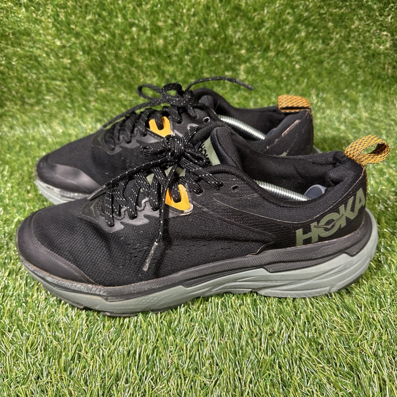 Hoka One One Challenger ATR 6 Men's Size 7.5D Black Running Shoes 1106510 BTYM