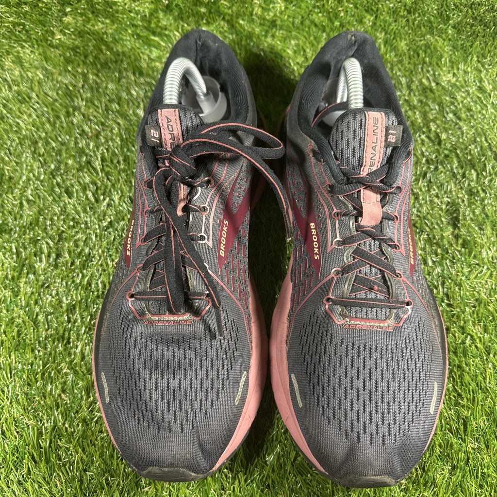 Brooks Adrenaline GTS 21 Women’s Running Shoes Size 11 Black & Pink Sneakers