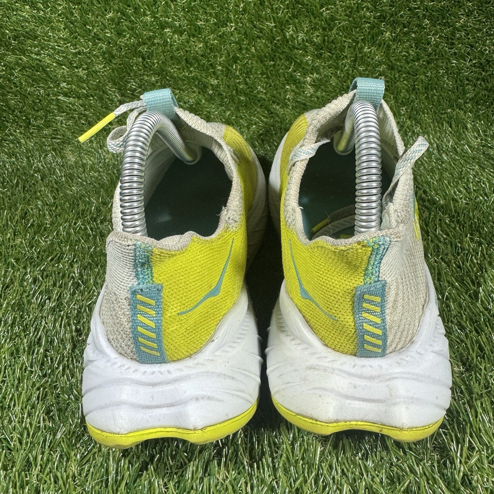 Size 7B- Hoka One One Carbon X Women’s Neon Yellow/White Sneakers Shoes