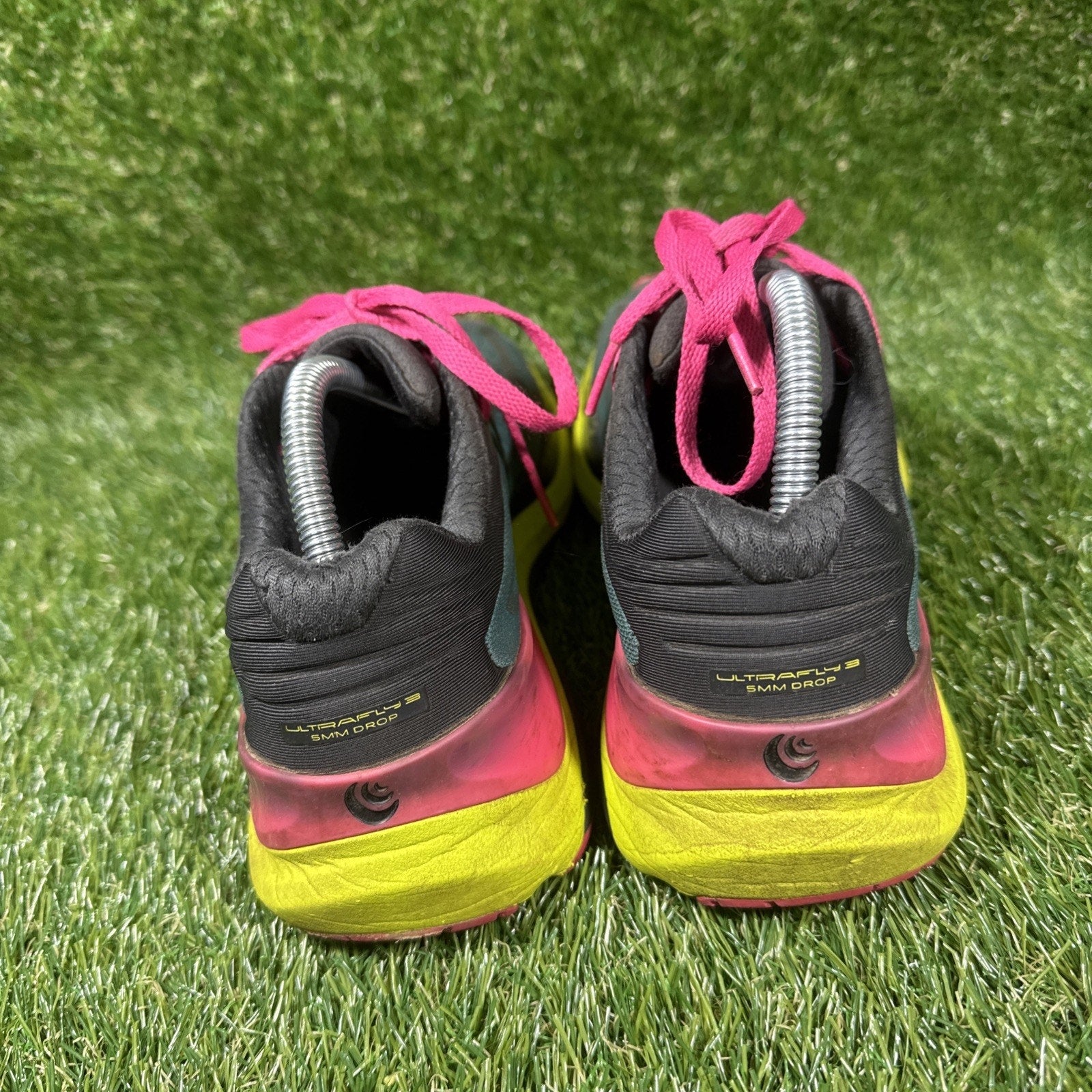 Topo Athletic Ultrafly 3 Womens Size 6.5 Shoes Emerald Fuchsia Running Sneakers