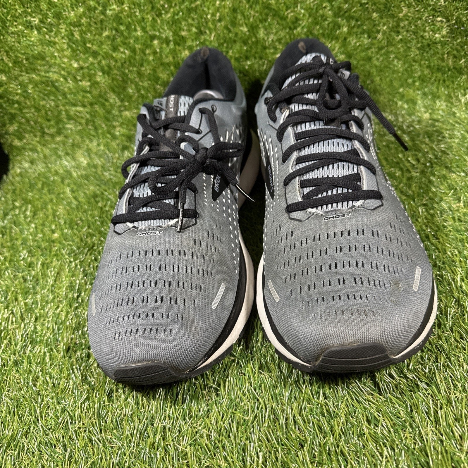 Brooks Mens Ghost 13 1103481D040 Gray Running Shoes Sneakers Size 14D