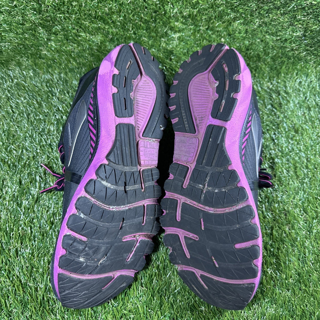 Brooks Adrenaline GTS 20 Women's Running Shoes Size 9.5B (Medium) Black Purple