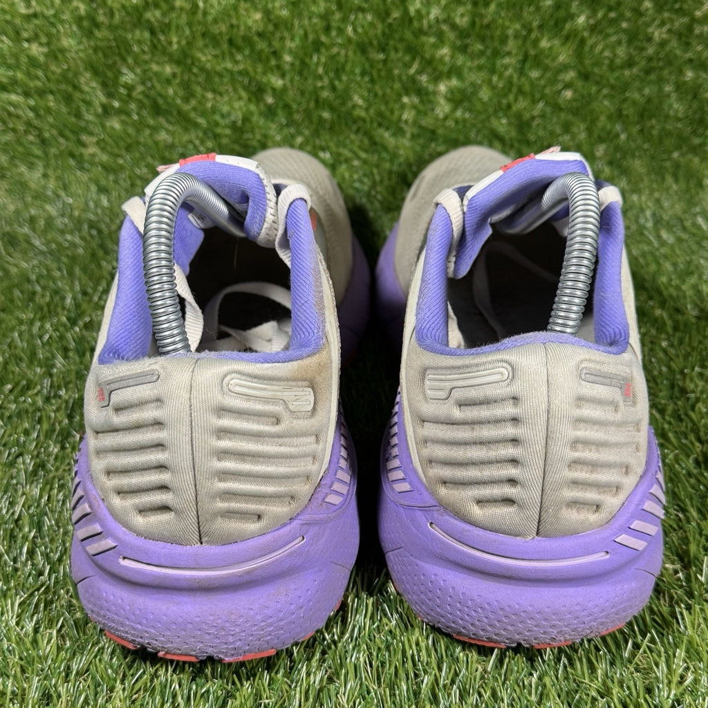 Brooks Adrenaline GTS 22 Running Shoes Women White Purple Athletic Sneakers 10