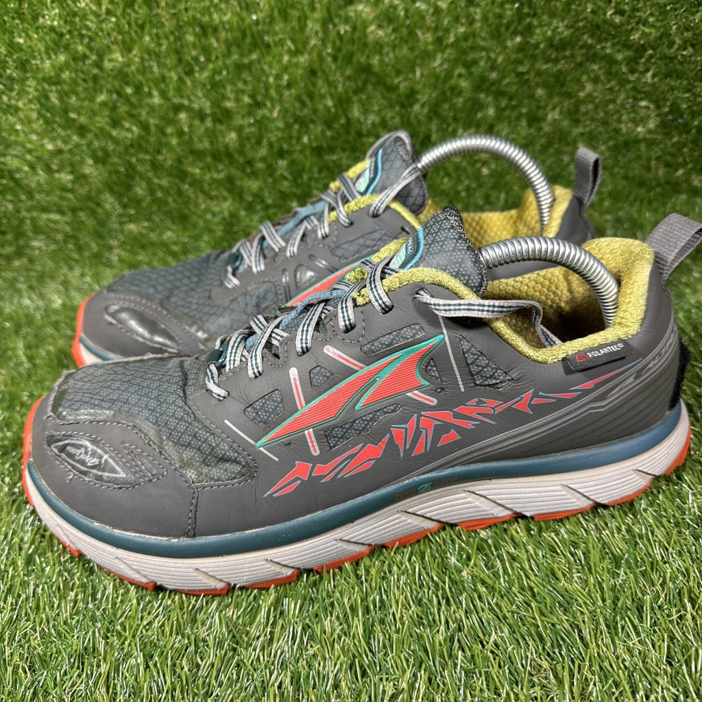 Altra Lone Peak 3 Zero Drop Trail Running Shoe Gaiter Trap Green Sz 10.5 Womens