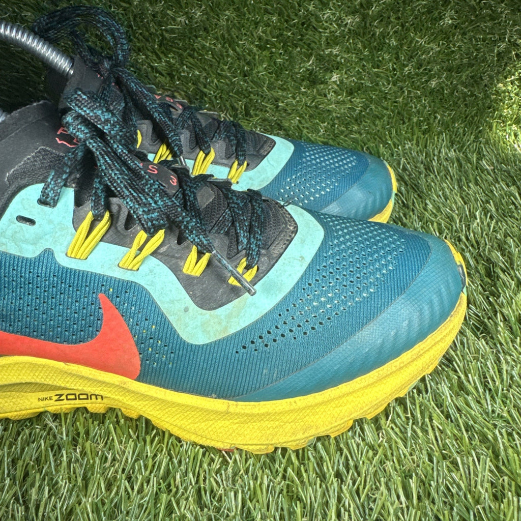 Nike Air Zoom Pegasus 36 Trail Shoes Women Size 6.5 Teal Blue Sneaker AR5676-301
